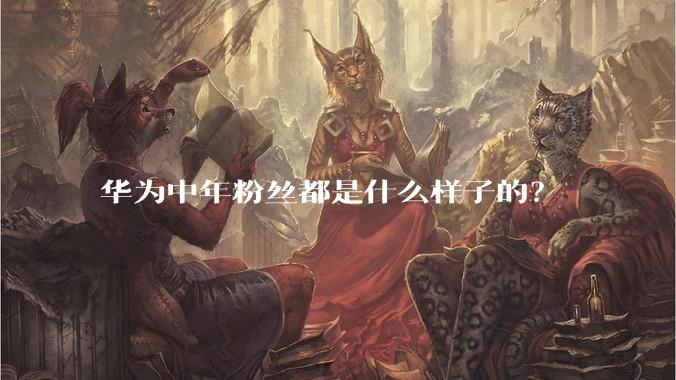 华为中年粉丝都是什么样子的？
